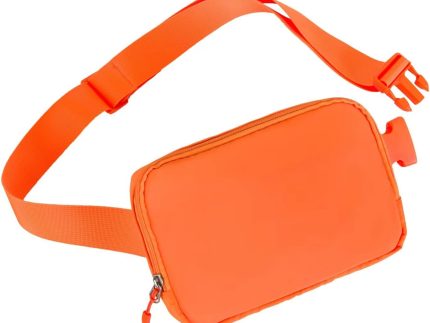 Belt bag Fanny pack crossbody bags for women Everywhere belt bag (Orange)