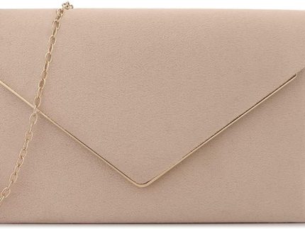 Clutch Purse for Women Evening Bags Handbags for Wedding Party Cocktail Prom Faux Suede Crossbody Shoulder Bag