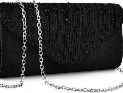 Evening Clutch Purses for Women Handbags for Formal Wedding Party Cocktail Prom Crossbody Shoulder Envelope Bag