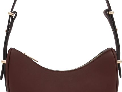 Small  Smooth PU Leather Underarm Shoulder Bag
