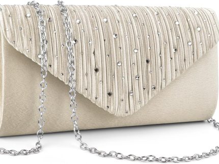 Evening Clutch Purses for Women Handbags for Formal Wedding Party Cocktail Prom Crossbody Shoulder Envelope Bag