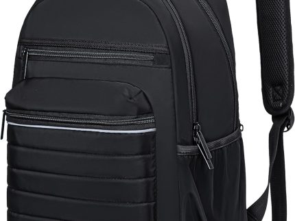 Travel Backpack for Men and Women Carry-On, Backpack Purse for Women, Anti-Theft Women backpacks, Casual Back pack for College(Carbon Black)