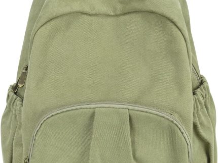 Canvas Backpack for Women Men Lightweight Bookbag for College Aesthetic Backpack for Travel Casual Daypack