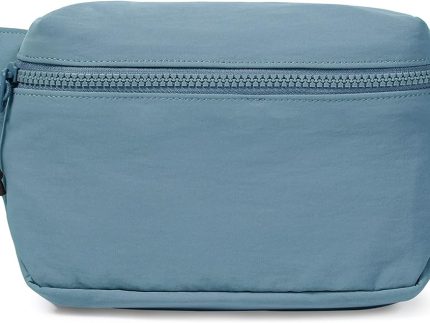 2L Belt Bag for Women Men, Crossbody Fanny Packs with Adjustable Strap Waist Pouch for Workout Hiking Running Travel, Yale Blue