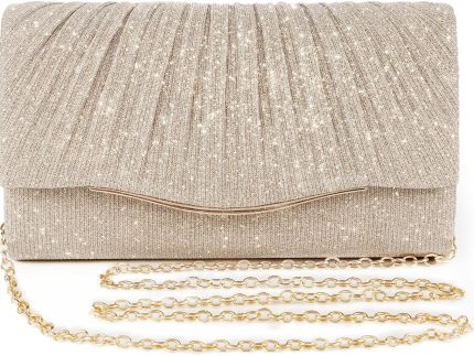 Clutch Purses for Women Formal Dressy Evening Bag Handbags Crossbody Bag for Wedding Cocktail Prom Party Elegance Charm